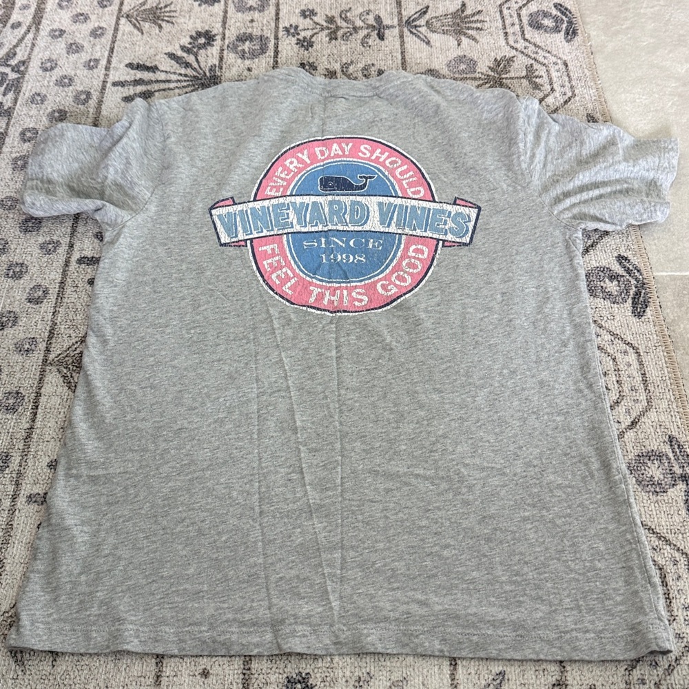 Vineyard Vines Gray T-Shirt with Logo